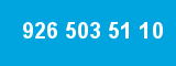 926 503 51 10